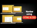 Mega Menu and Dropdown Menu using only HTML CSS Web Designing Tutorial