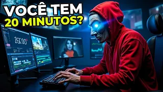 VOCÊ PRECISA DE 20 MINUTOS POR DIA PRA FAZER VÍDEOS PARA UM CANAL ASSIM!