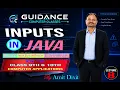 Inputs In Java Using Scanner Class Using InputStreamReader class Java Beginners
