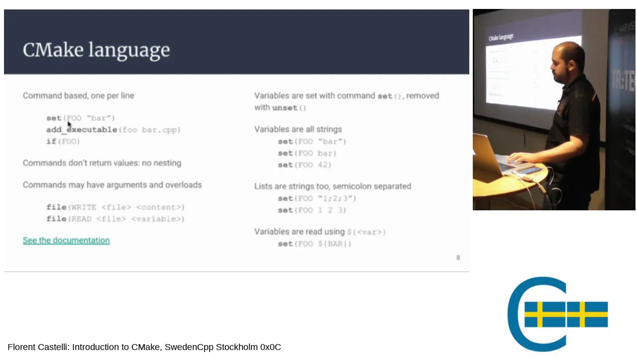 Florent Castelli: Introduction to CMake