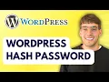 How Wordpress Hash Password 2026 Full Guide