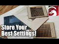 Organize Your Settings With the Material Library