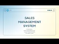 SELLIFY - SALES MANAGEMENT SYSTEM IN PYTHON