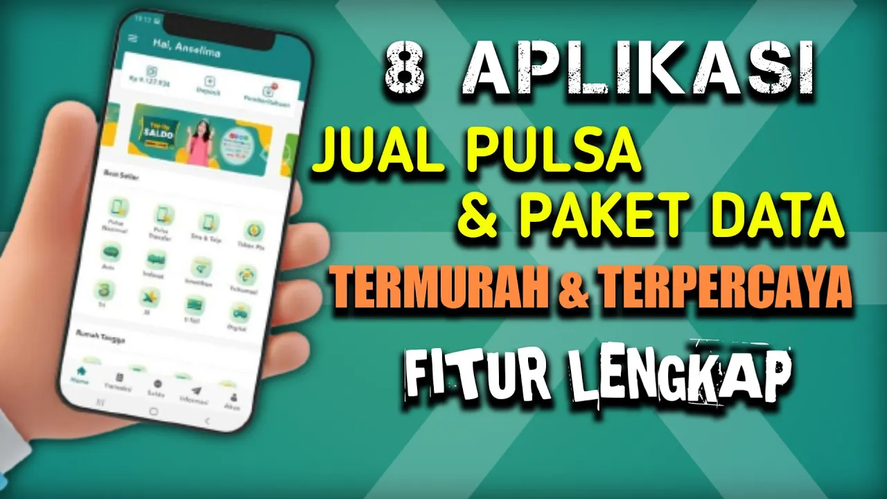 REVIEW APLIKASI JUAL PULSA TERMURAH 2021