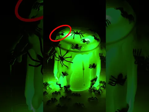 Glowing Slime for Halloween