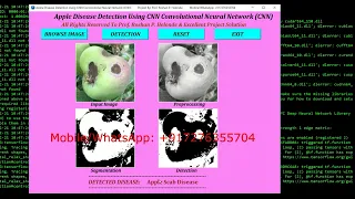 Fruit Disease Detection Using Image Processing Python Project With Source Code IEEE Base Project