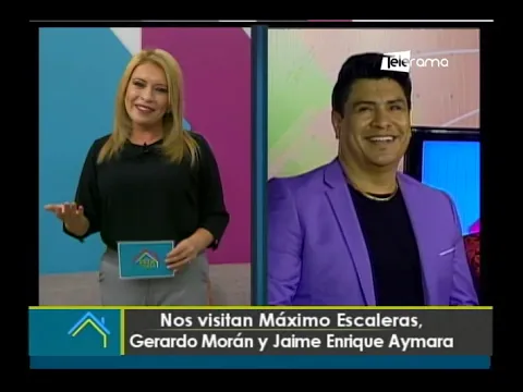 Nos visitan Máximo Escaleras, Gerardo Morán y Jaime Enrique Aymara