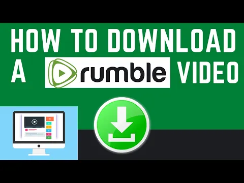Download MP3 HOW TO DOWNLOAD YOUR RUMBLE VIDEOS