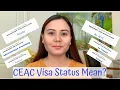 What s The Meaning of My CEAC Visa Status