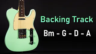 rock pop backing track b minor bm g d a 70 bpm guitar backing track