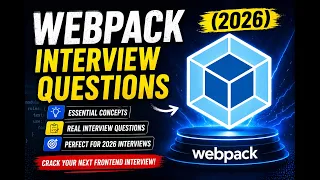 Explain Webpack - Perfect Interview Answer HMR Code Splitting Tree Shaking
