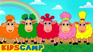 Five Cute Sheep | KidsCamp Nursery Rhymes