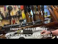 J Unertl 14x target scope adjustment tutorial and unique features on my Remington 513-T