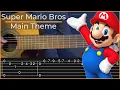 Super Mario Bros - Main Theme Simple Guitar Tab
