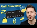Unit Converter in Python Unit Conversion with Python