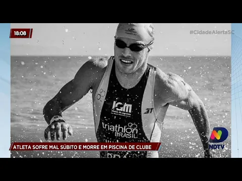 Atleta sofre mal súbito e morre em piscina de clube em Florianópolis