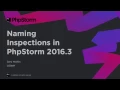 Naming Inspections in PhpStorm 2016 3