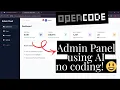 I Built an ADMIN PANEL with FREE AI Tool and You Won t Believe the Result