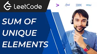 Sum of Unique Elements LeetCode 1748 Full solution with a frequency array