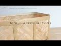 BAMBOO STORAGE ORGANIZER GMT7 HOME DECOR