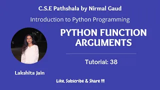 Python Function Arguments Tutorial 38