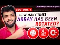 BS-7 Find out how many times array has been rotated