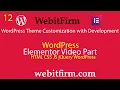 WordPress Theme Customization with Development for beginner tutorial part 12