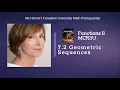 Functions 7 2 Geometric Sequences