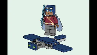 LEGO Instructions | Minecraft | 662501 | Hero with Elytra and Phantom | Magazine Gift