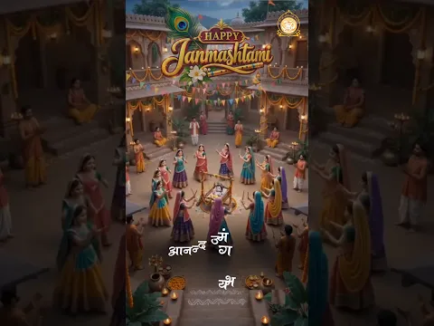 HAPPY Janmashtamiआनन्द उमंग भयो जय हो नन्द लाल की ।#SantShriAsharamjiBapu #SantShriAsharamjiAshram