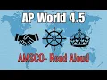 AP World History Unit 4 5 Maritime Empires Maintained Developed AMSCO Read-Along Study Guide