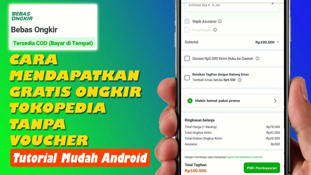 Mudah❗ Ini cara Dapat barang Gratis dari Tokopedia #Rp0 Free Ongkir #vouchertokopedia #tokopedia