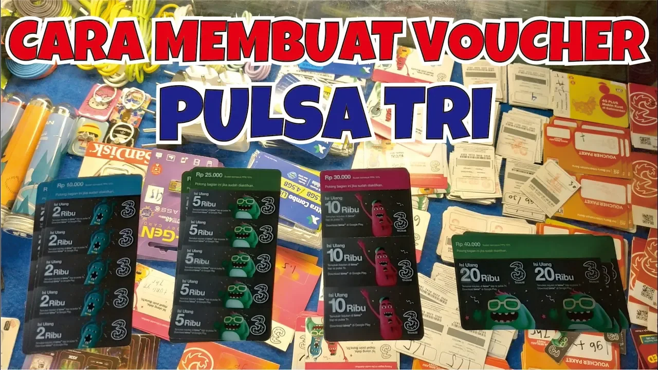 Terbaru! Cara Isi Voucher Kosong Pulsa Tri 5K Harga Murah & Mudah Aktifasinya Untuk Pemula