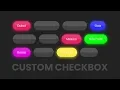 CSS Custom Checkbox List Design Html CSS