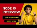 20 Node js Interview Questions You NEED to Know Get Hired