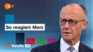 Nach Wahl in Sachsen-Anhalt: Warum Merz nicht aufgeben will | ZDFheute live