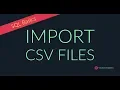 SQL Basics Import CSV Files