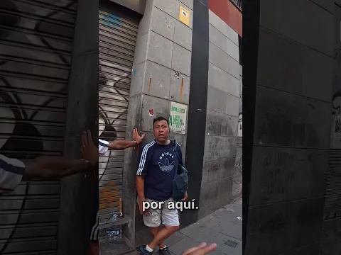 La calle de las cariñosas en Barcelona