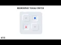 Neumorphic Toggle Switch HTML CSS