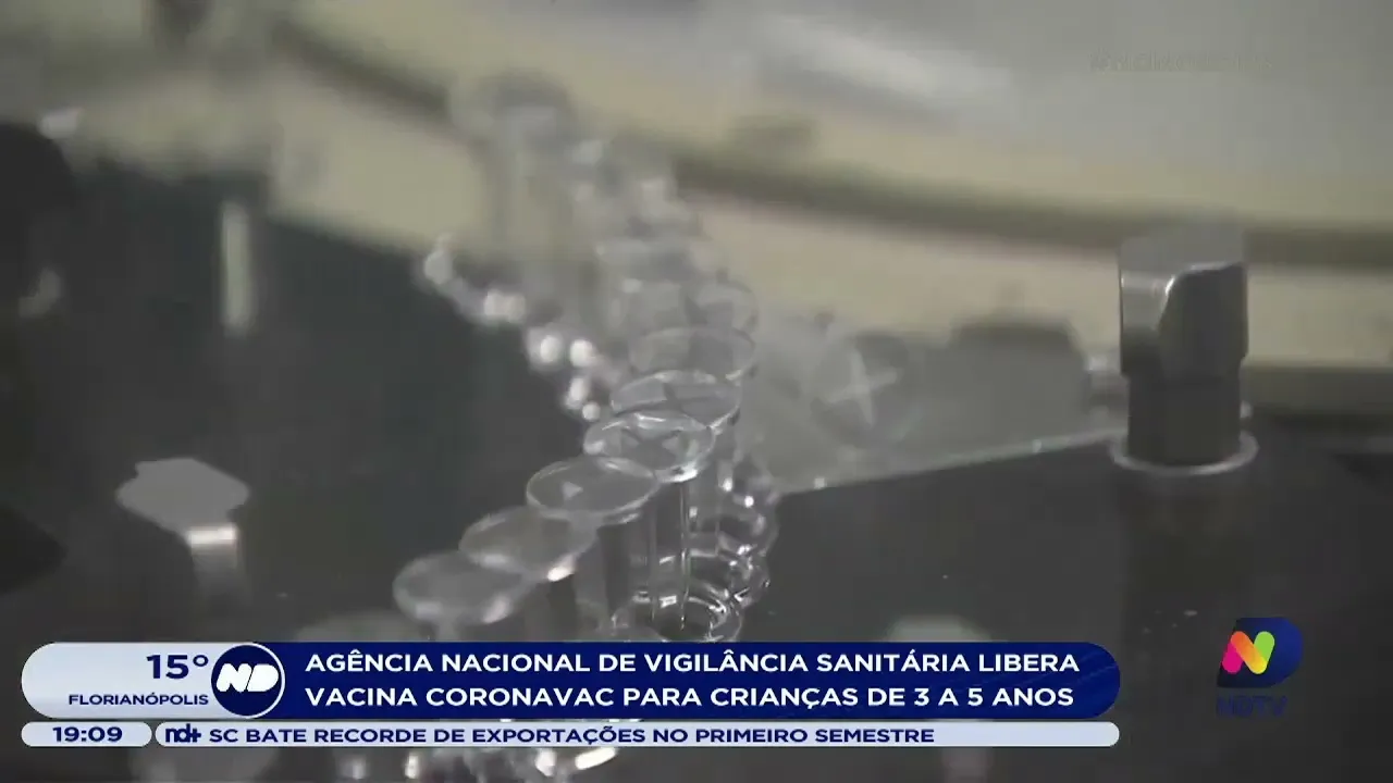 Coronavac é liberada para crianças de 3 a 5 anos