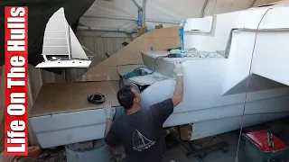 Lazarette Access Hatch Build – 42 Foot Catamaran Build Ep233