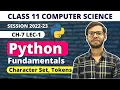 Chapter 7 Python Fundamentals Class 11 Computer Science Class 11 Python in Hindi Vishal Kumar