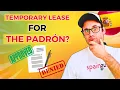 Spain Padron Rules for Short-Term Leases