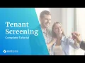 Tenant Screening and Rental Application Tutorial - Instant Screening on RentSpree