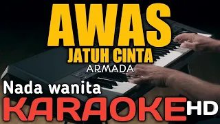 Download AWAS JATUH CINTA  -  KARAOKE NADA WANITA MP3