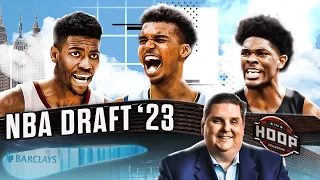 2023 NBA Draft Round 1 on ESPN Live reaction to every pick trade Hoop Collective