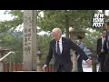 President Biden looks confused almost tumbles down stairs at G7 summit New York Post