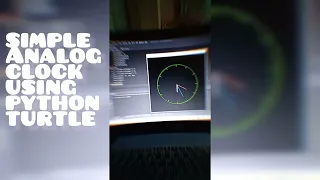 Simple analog clock using python turtle