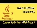Computer science Introduction to JAVA GUI JAVA GUI program Inheritance Unit 5