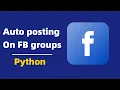 Testing my Auto post on facebook groups python application